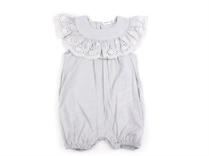 Name It chambray blue striped sunsuit